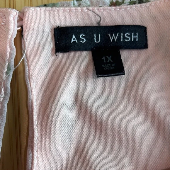 As U Wish Pink Floral Midi Dress - Picture 2 of 7